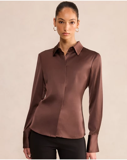 Forever New - Gigi Fitted Cuffed Shirt