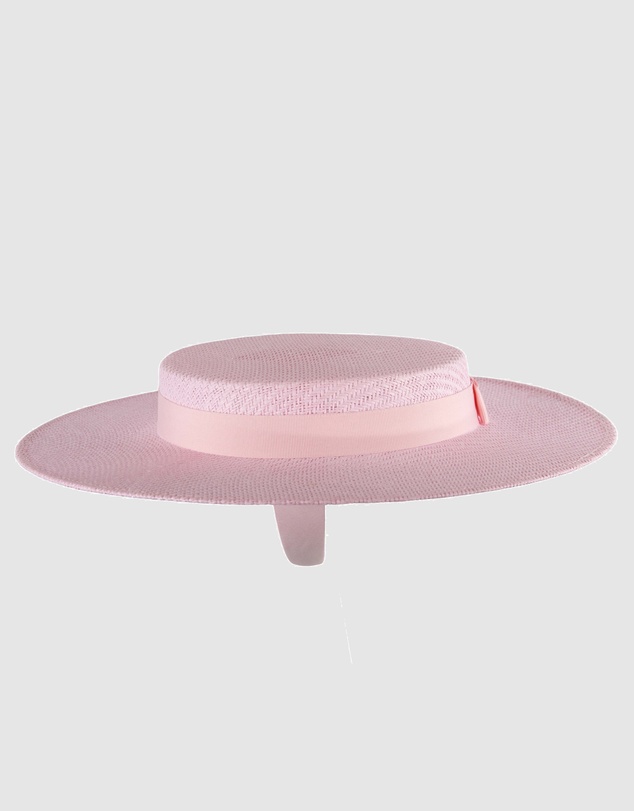 Max Alexander - Pink Boater Hat