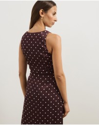 Atmos&Here - Lowen Satin Midi Dress