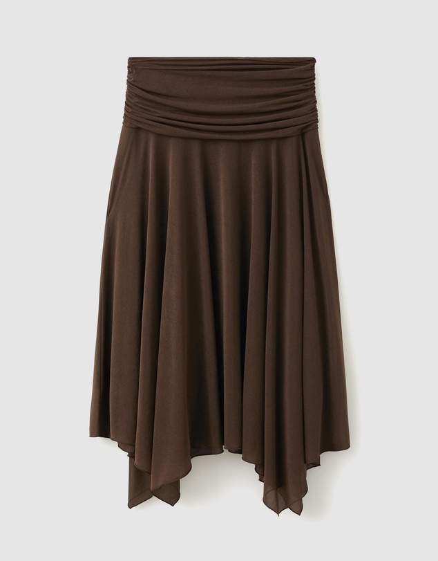 M.N.G - Asymmetric Chiffon Skirt