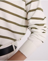 David Lawrence - Kasey Velvet Stripe Knit Jumper