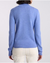 David Lawrence - Zip Thru Merino Cardigan