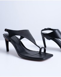 TOPSHOP - Iman Toe Loop Heeled Sandals