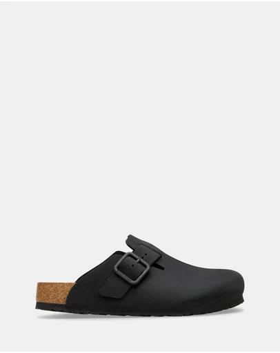 Birkenstock - Boston Wire Buckle Nubuck Leather Regular - Men's