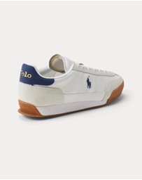 Polo Ralph Lauren - Leather-Suede Low-Top Sneakers - Women's