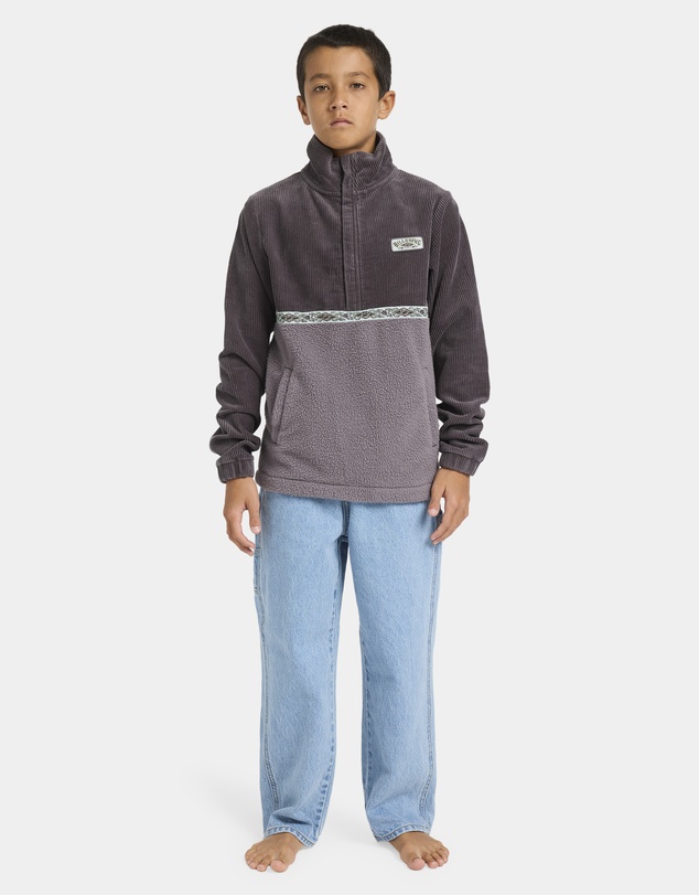 Billabong - Boys 8 to 16 Space Lobs Mock Neck Fleece Top
