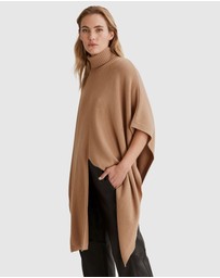 Country Road - High Neck Poncho