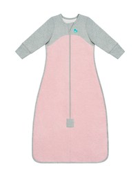Love to Dream - Sleep Bag 1.0 TOG Long Sleeve Organic Cotton in Dusty Pink