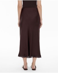 Witchery - Lace Trim Maxi Skirt