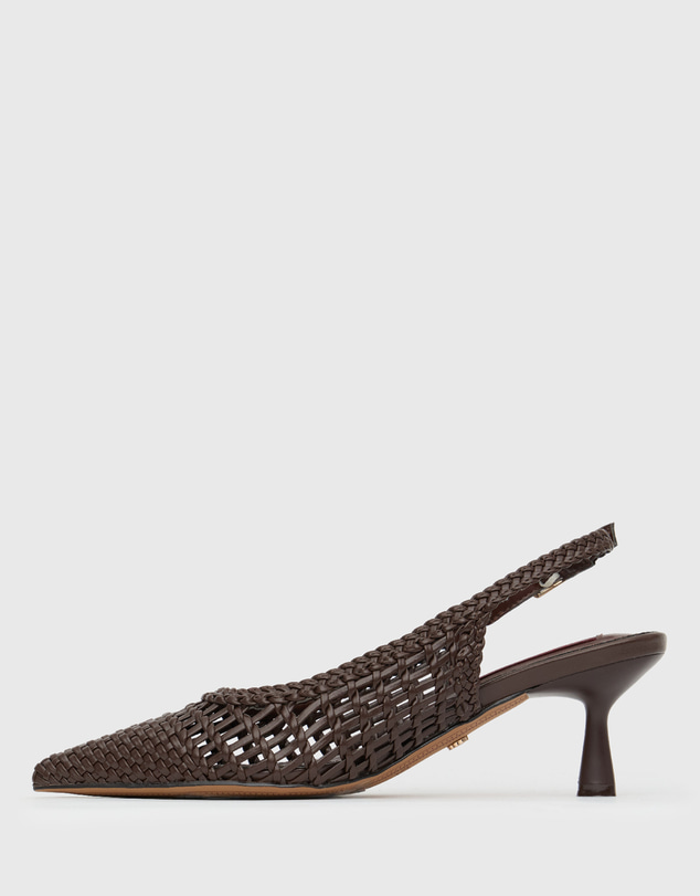 Betts - Paradise Woven Slingback Pumps