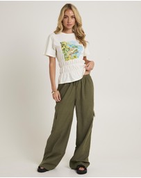 Subtitled - Mia Drap Cargo Pants