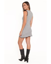 Petal & Pup - Damon Mini Dress - Grey