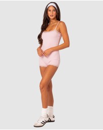EDIKTED - Mandi lace trim romper