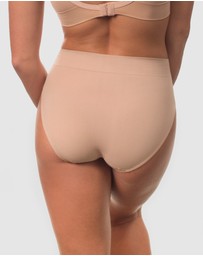 B Free Intimate Apparel - Cotton High Cut Briefs - 3 Pack