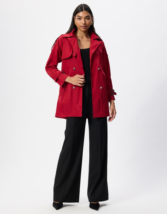 Mossée - Adira Double Button Trench Coat