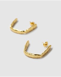 Brie Leon - Frida Stud Hoop Earrings