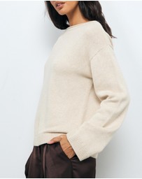 AERE - Nika Cotton Cashmere Knit Jumper