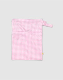 Tyoub - Tyoub Stay-dry Zip Wet Bag Pink Gingham