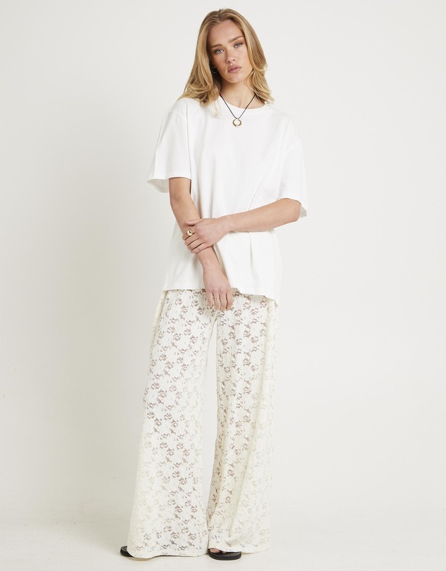 Subtitled - Jasmine Lace Relaxed Pants