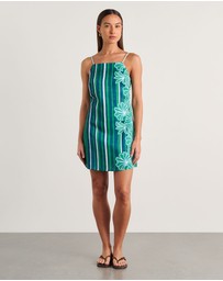 Jag - Flora Striped Dress
