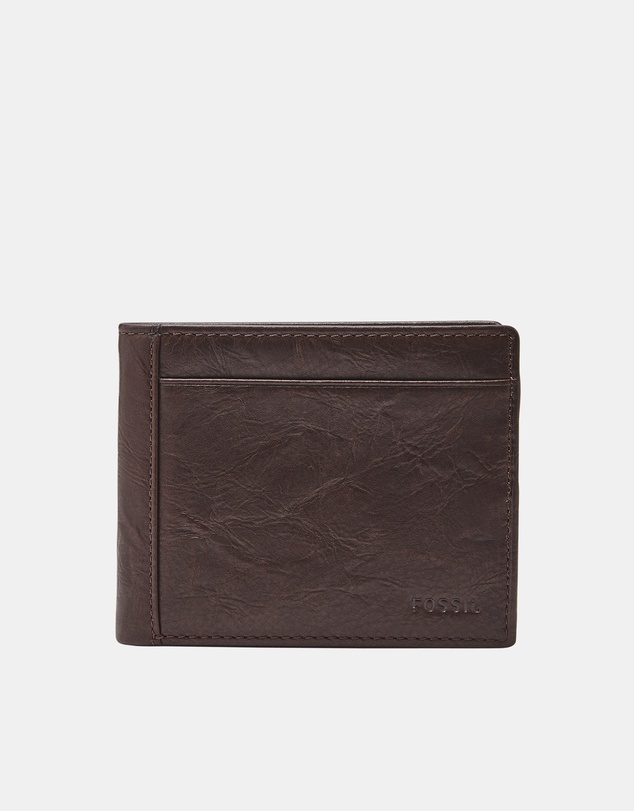 Fossil - Neel Brown Bifold with Flip ID