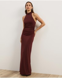 Atmos&Here - Ida Halter Neck Maxi Dress