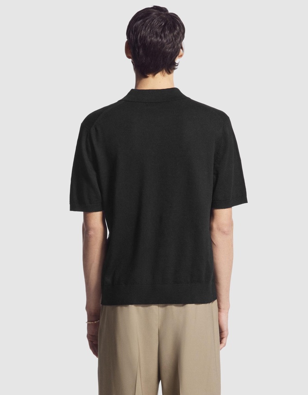 COS - Knitted Linen Polo Shirt
