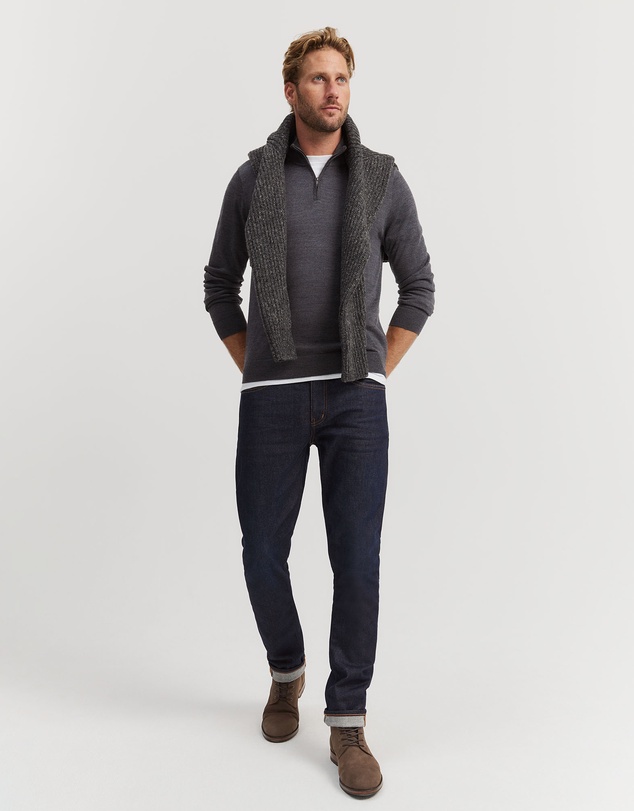 Country Road - Verified Australian Merino Half Zip Knit