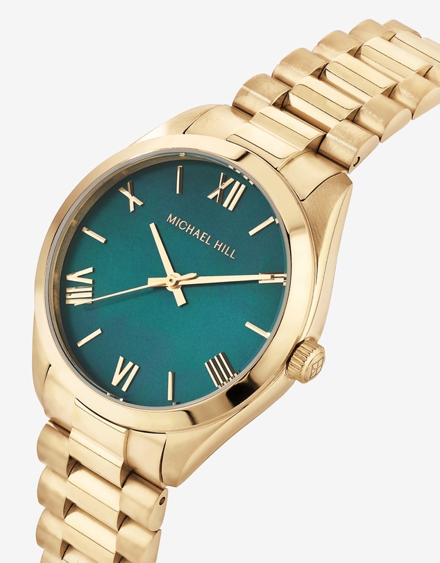 Michael Hill - Ladies' 32.5mm Dress Watch in Gold-Tone Stainless Steel