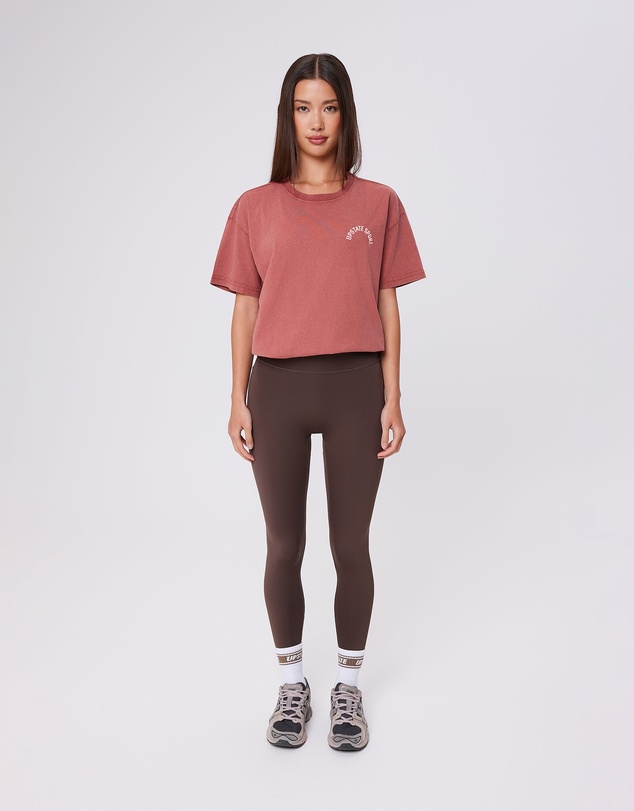 Upstate - Thrive Tee - Washed Marsala