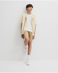 Country Road - Teen Knit Stripe Detail Shirt