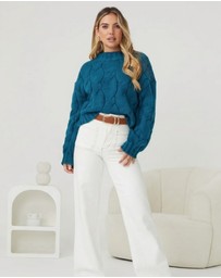 Esther & Co - Hadi Knit - Teal