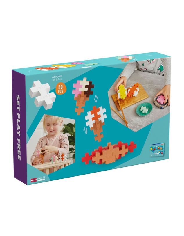 Plus Plus - Plus-Plus BIG Activity – Food - 50 pcs