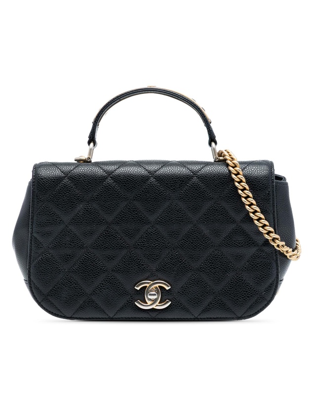 Pre-Loved by Azura Reborn - Pre-Loved Small Quilted Caviar Carry Around Flap