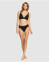 Roxy - Womens Rib Roxy Love The Roller Bikini Top