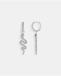 THOMAS SABO - Single hoop earring with white stones
