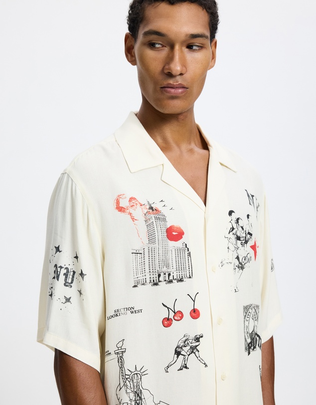 Duke + Dexter - Ny Sketch Vintage Shirt