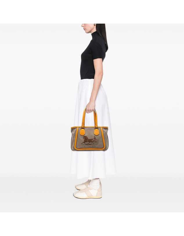 Pre-Loved by Azura Reborn - Pre-Loved Canvas Carriage Tote