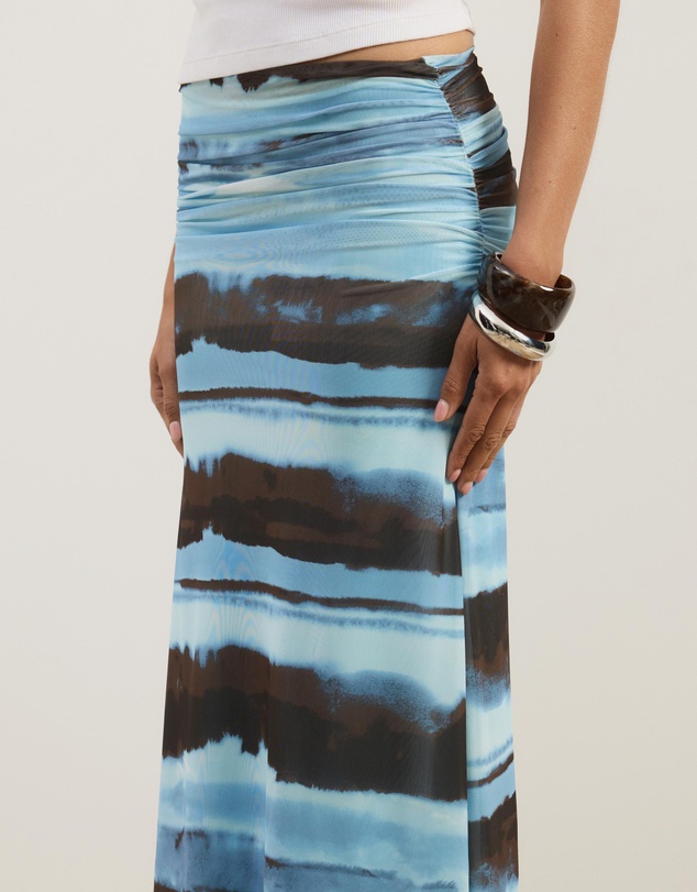 Atmos&Here - Thea Mesh Midi Skirt