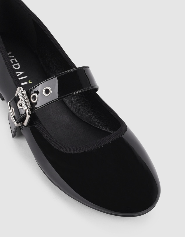 Verali - Banks Buckled Mary-Jane Flats
