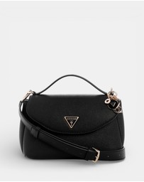 GUESS - Evie Top Handle Flap Bag