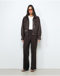 AERE - Lani Tab Waistband Pants