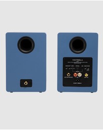 Victrola - Victrola Tempo Bookshelf Speakers - Blue