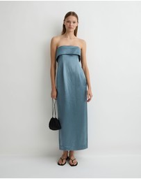 BONDI BORN - Kobe Strapless Maxi Dress