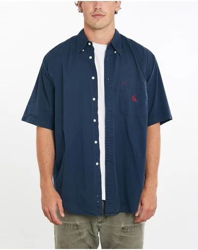 Vintage by The Real Deal - Pre Loved - Vintage 90s Nautica Short Sleeve Button Up Shirt
