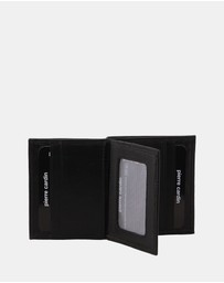 Pierre Cardin - Pierre Cardin Rustic Leather Men's Slim Bi-Fold Wallet