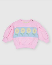 Goldie + Ace - Little Daisies Sweater - Babies-Kids