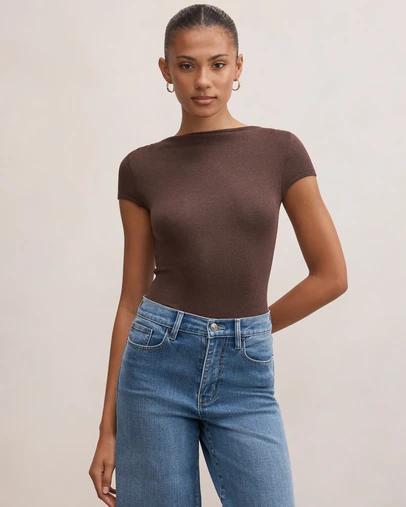 Forever New - Andie Boat Neck Baby T-shirt
