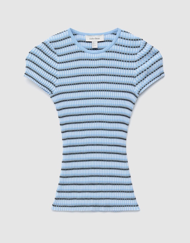 & Other Stories - Striped Rib-Knit T-Shirt