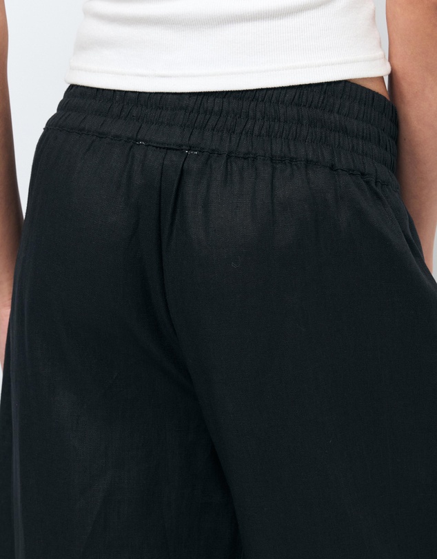 AERE - Tori Cropped Linen Pants